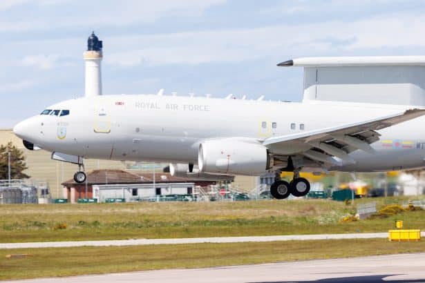 RAF E-7 Wedgetail Lossiemouth