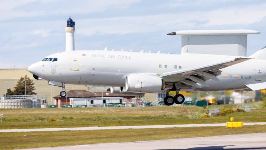 RAF E-7 Wedgetail Lossiemouth