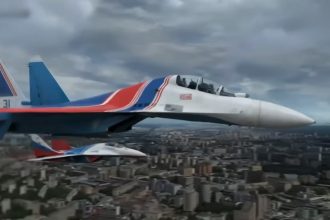 Russia GCI flyover