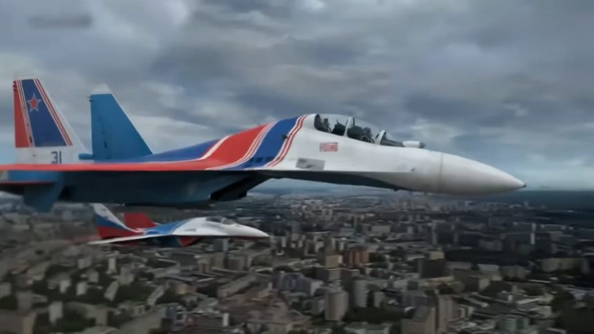 Russia GCI flyover