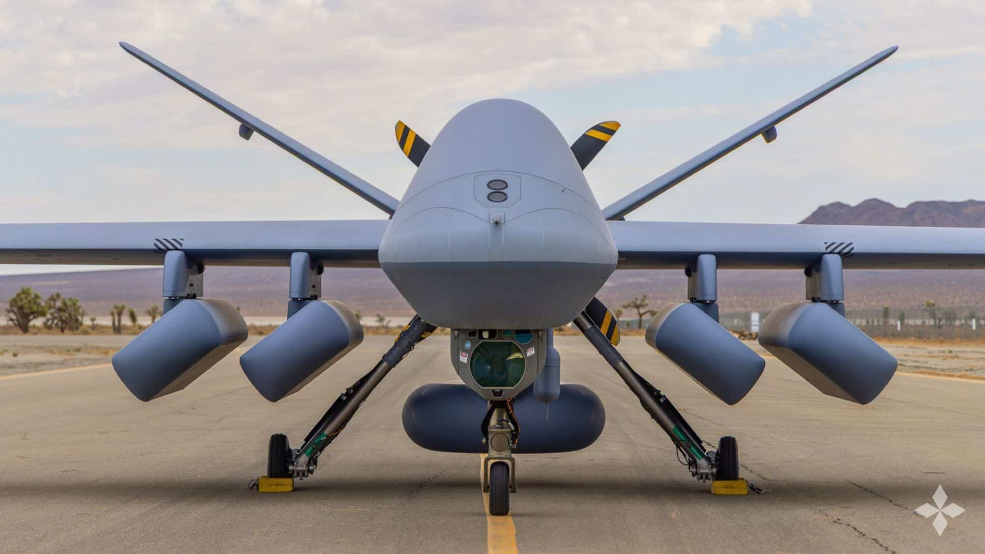 MQ-9B SeaGuardian Shows Off Four Sonobuoy Pods for Anti-Submarine Warfare