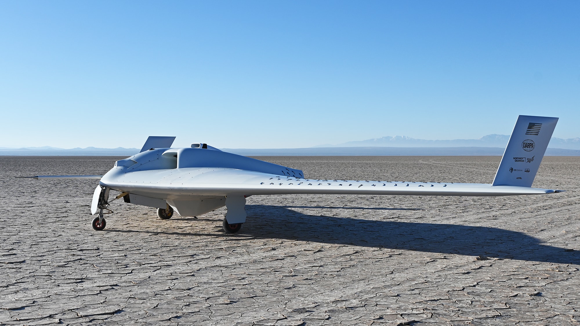 DARPA’s XRQ-73 SHEPARD Hybrid-Electric Flying Wing Prototype Takes Flight