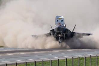 Italian F-35B highway operations