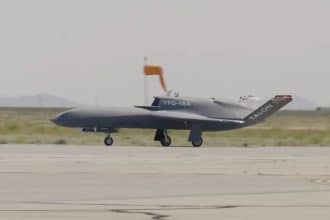 autonomous taxi tests of the YFQ-48A Talon Blue