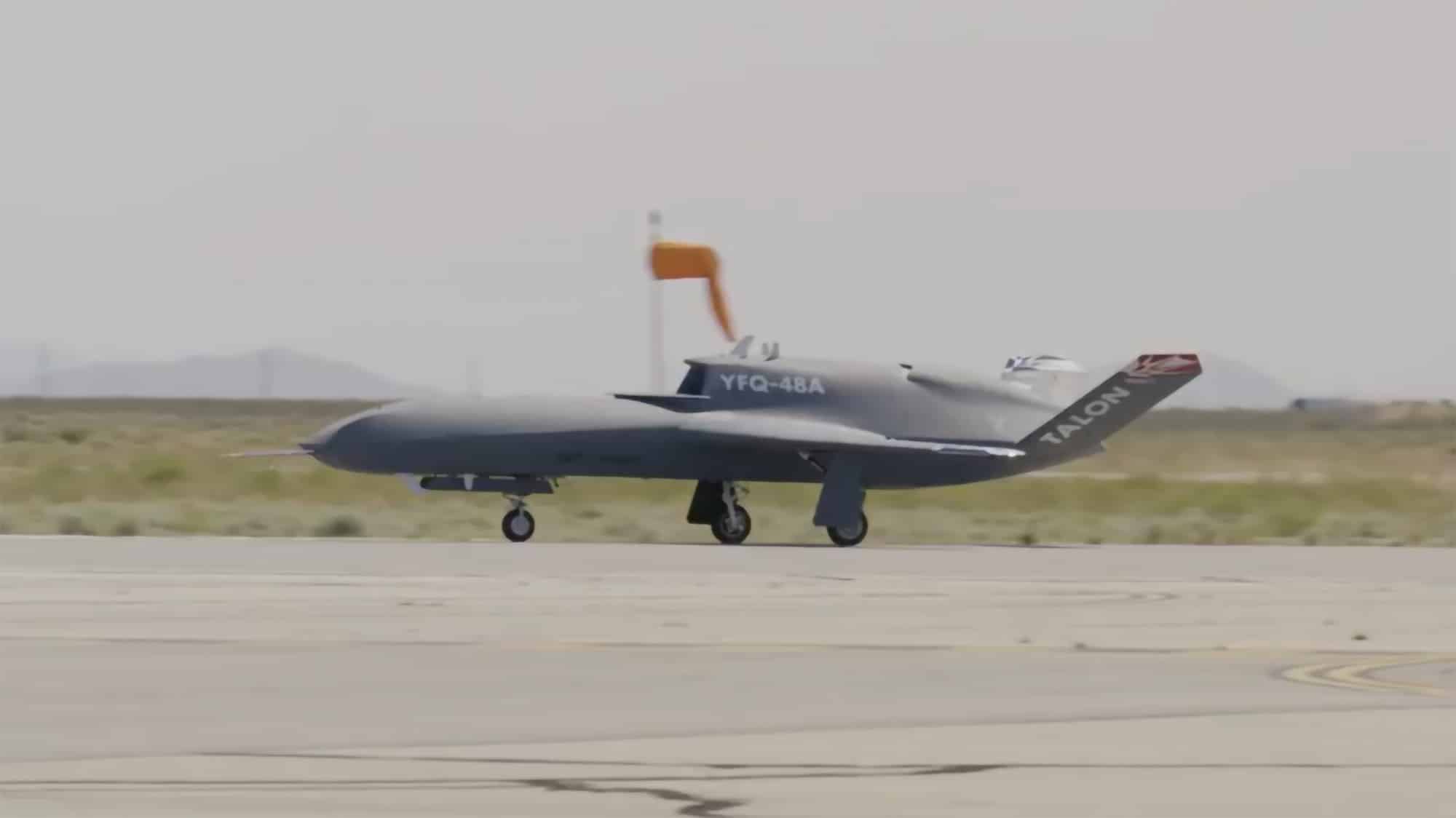 YFQ-48A Talon Blue Completes Autonomous Taxi Tests