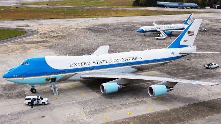 Air Force One VC-25A 92-9000 Last Flight