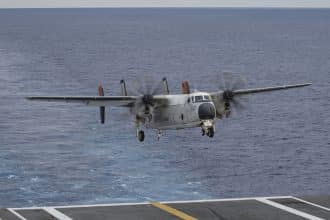 C-2A last carrier landing