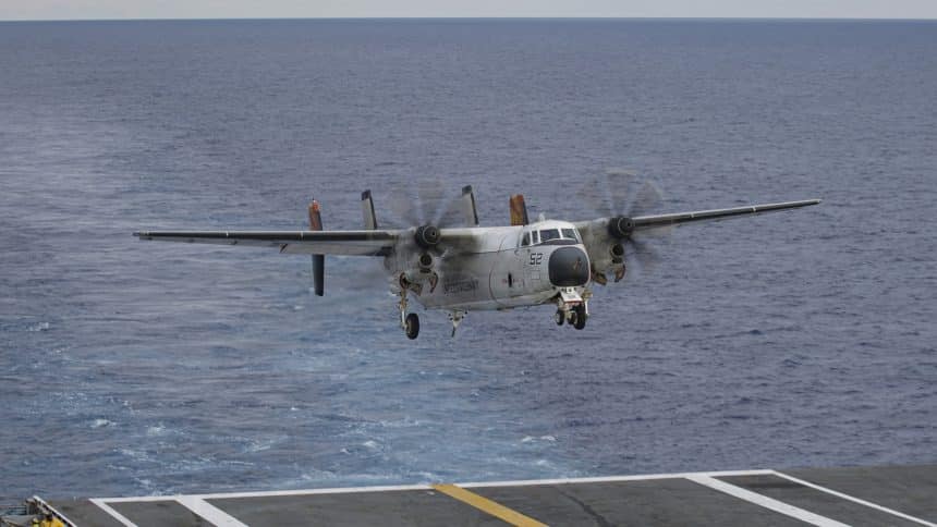 C-2A last carrier landing