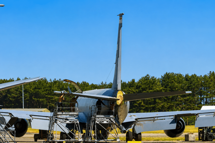 KC 135R Tenn ANG after accident at Mildenhall repaired 30 May