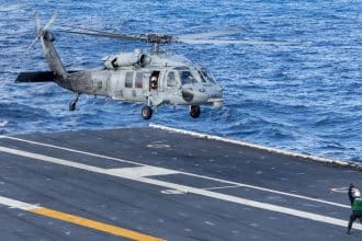 MH-60S Seahawk ditched