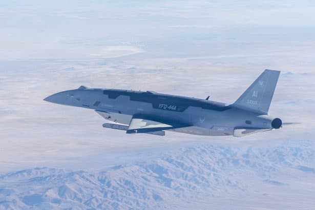 F-22 Controls Collaborative Combat Aircraft