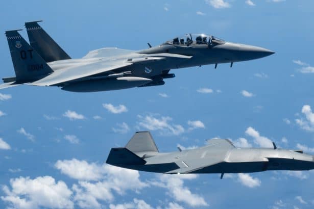 F-15EX MQ-28 Valiant Shield