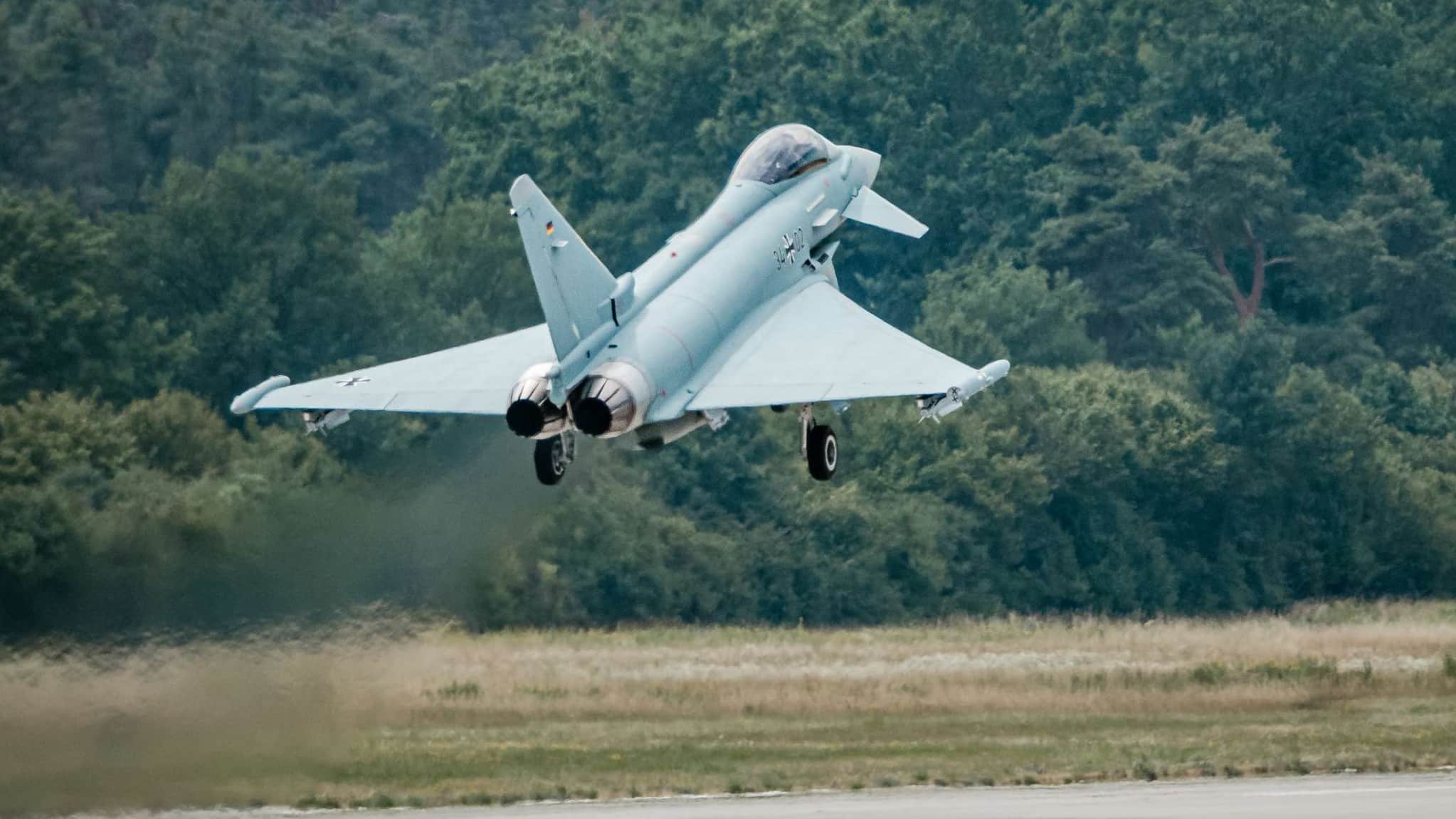 Germany’s First Tranche 4 Eurofighter Makes Maiden Flight