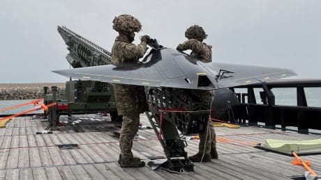 Royal Navy Strike Drone Trial
