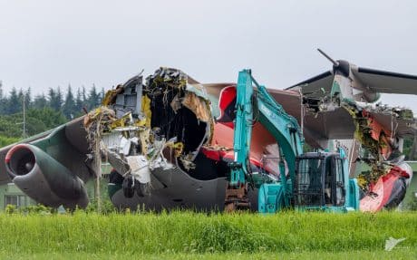 JASDF dismantled C-1 prototype