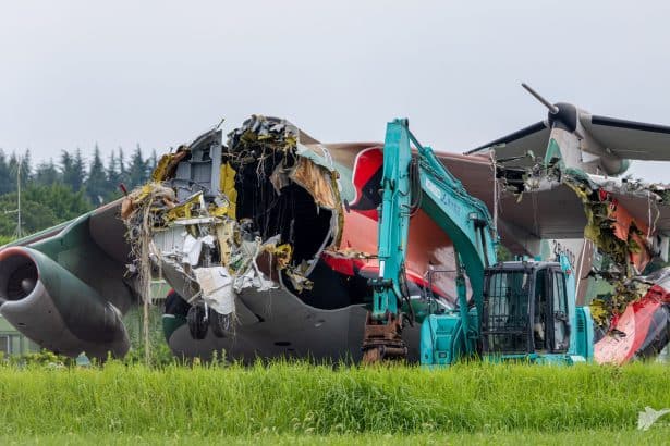 JASDF dismantled C-1 prototype