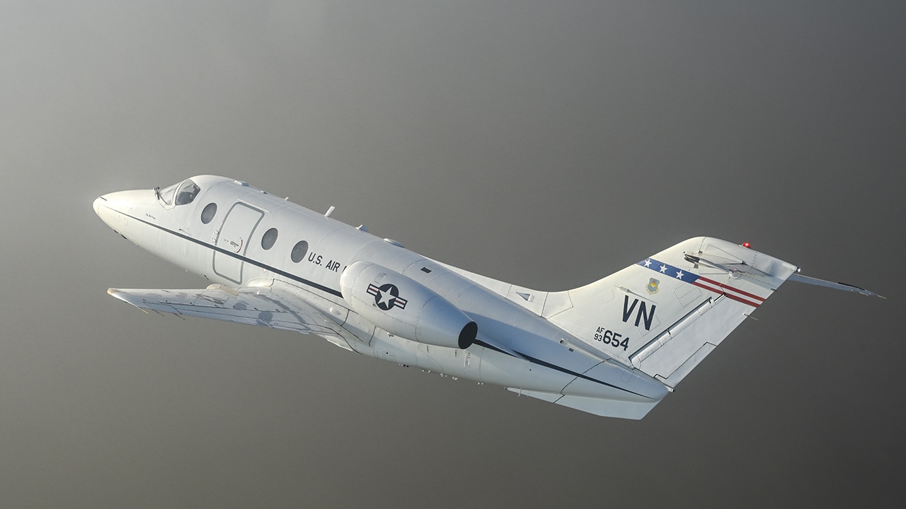 Exclusive: The USAF T-1A Jayhawk Poses For Its Final Air-to-Air Photo Shoot