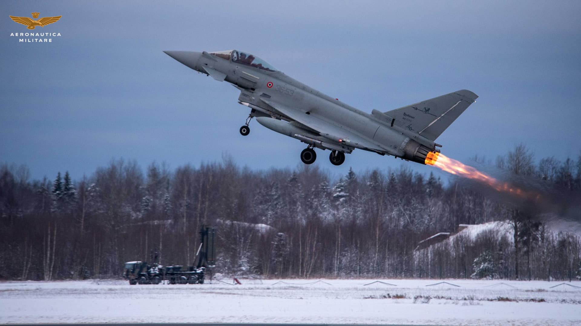 Italian Typhoon Shoots Down Drone Over Latvia