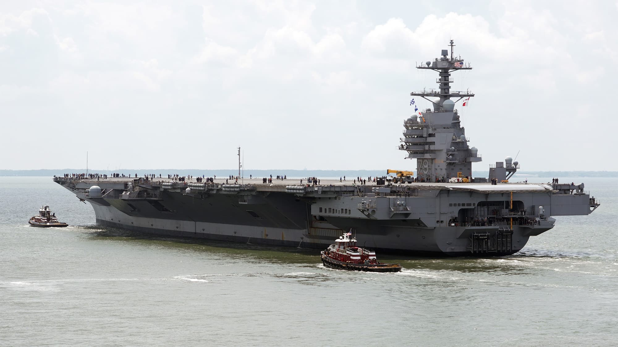 The Future USS John F. Kennedy Begins Acceptance Trials Ahead of Delivery