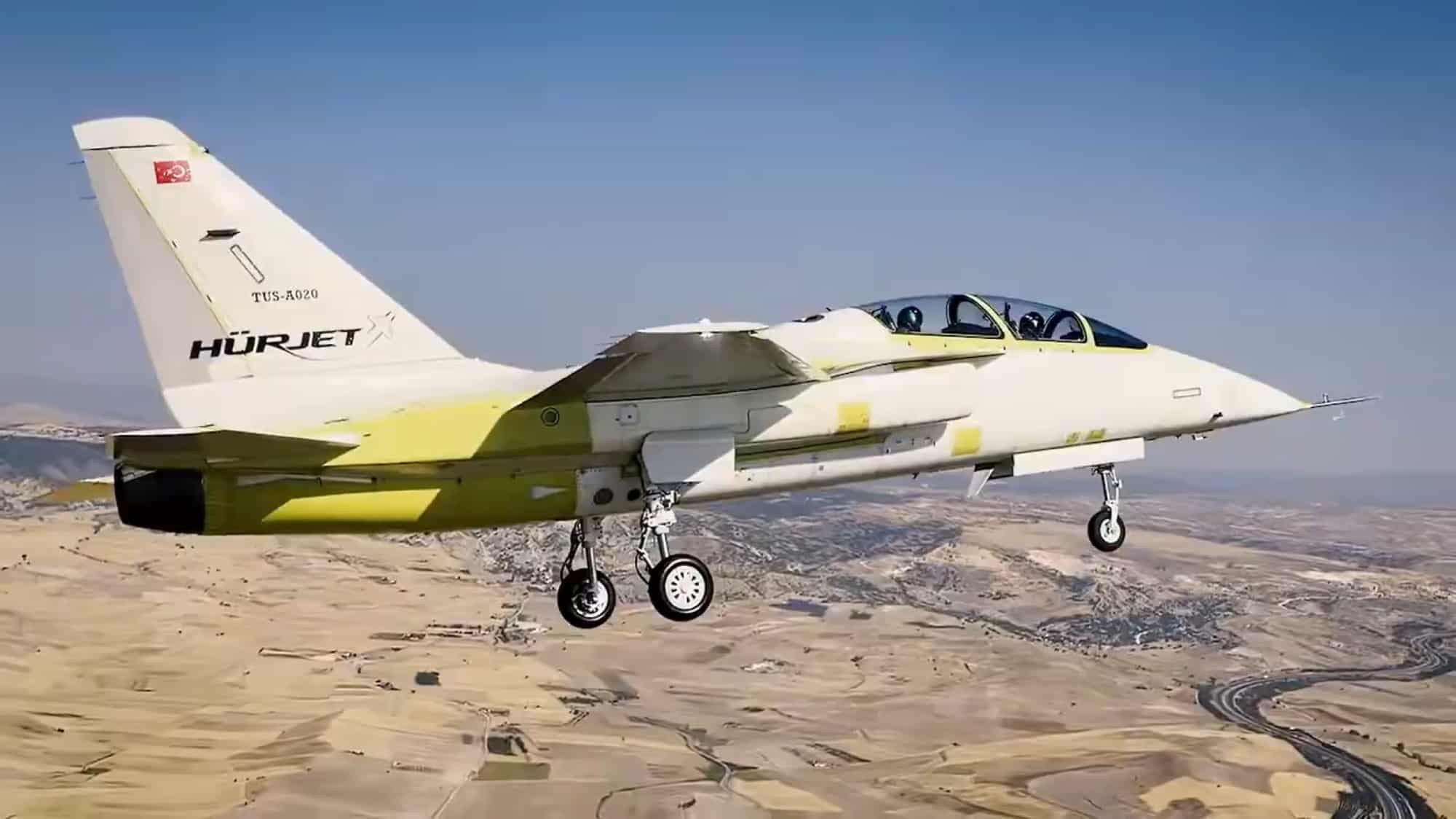 First Production-Representative Hürjet Jet Trainer Makes Maiden Flight