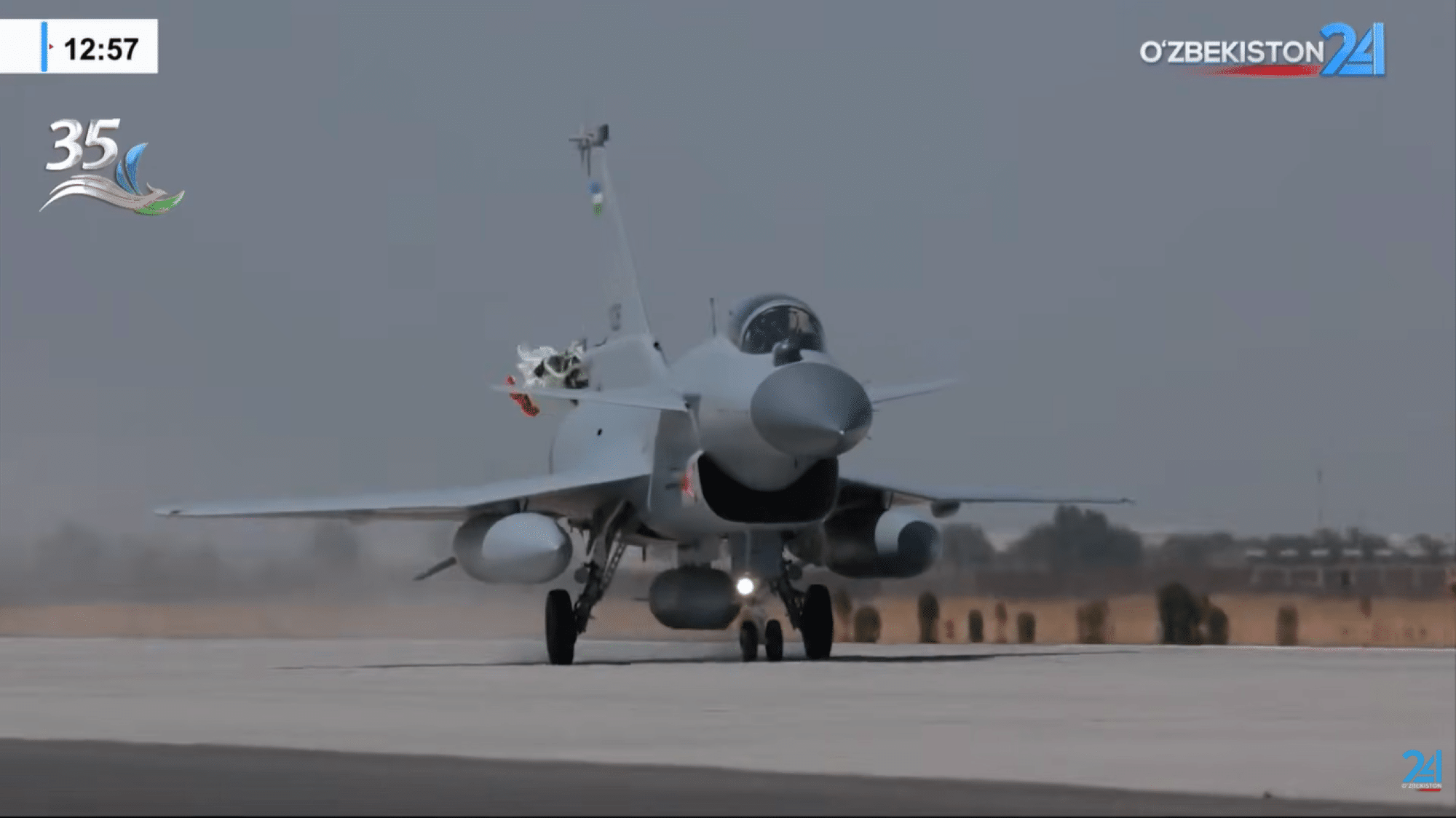 Uzbekistan Unveils its Chinese J-10CE Fighters
