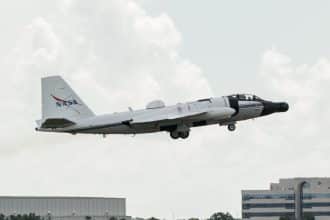 NASA WB-57 solar eclipse