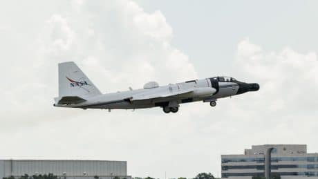 NASA WB-57 solar eclipse