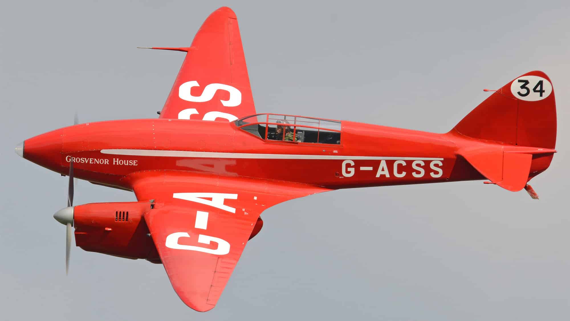 Iconic Shuttleworth DH.88 Comet Racer Damaged After Landing Incident