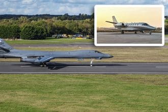 Business Jet Accidentally Lands RAF Fairford