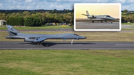 Business Jet Accidentally Lands RAF Fairford
