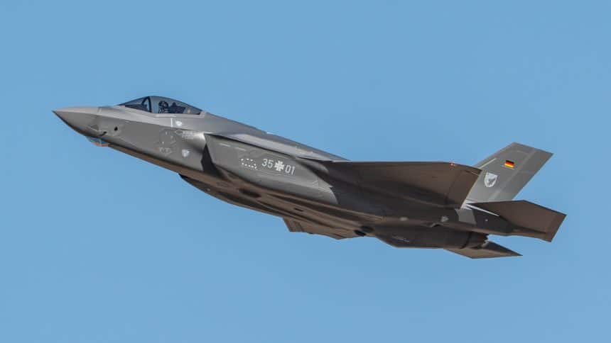 German F-35 first flight