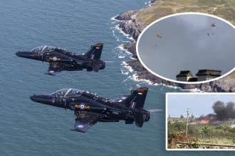 RAF Hawk T2 Crash